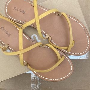 Soludos Zoe strappy sandal in marigold